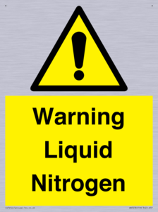 Liquid Nitrogen Warning